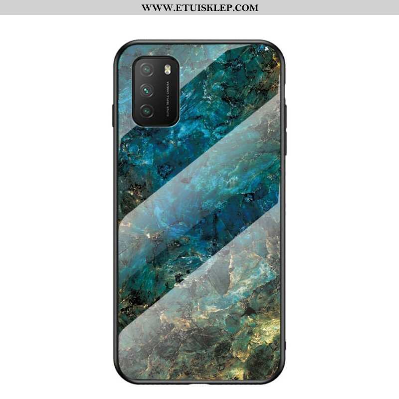 Etui do Poco M3 Szkło Hartowane W Kolorach Marmuru